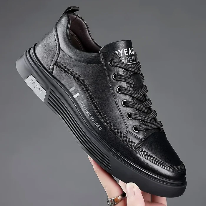 Baskets décontractées en cuir véritable - Sport plat - [BLACK FRIDAY] - [ACHETÉZ 1, RECEVÉZ 2] - Image 17