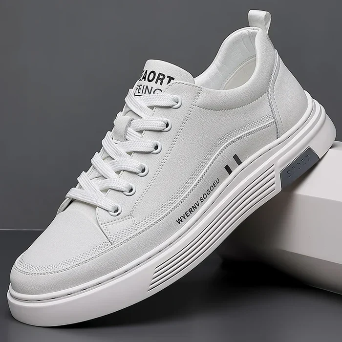 Baskets décontractées en cuir véritable - Sport plat - [BLACK FRIDAY] - [ACHETÉZ 1, RECEVÉZ 2] - Image 18