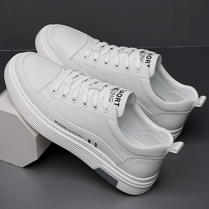 Baskets décontractées en cuir véritable - Sport plat - [BLACK FRIDAY] - [ACHETÉZ 1, RECEVÉZ 2] - Image 19