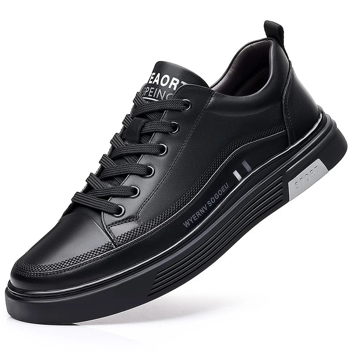Baskets décontractées en cuir véritable - Sport plat - [BLACK FRIDAY] - [ACHETÉZ 1, RECEVÉZ 2] - Image 25