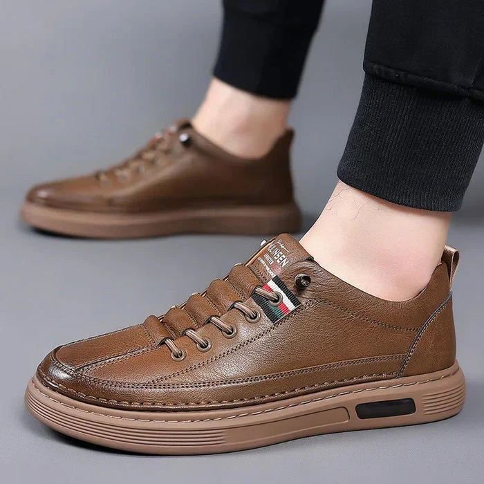Baskets décontractées en cuir véritable Vinny - Image 7