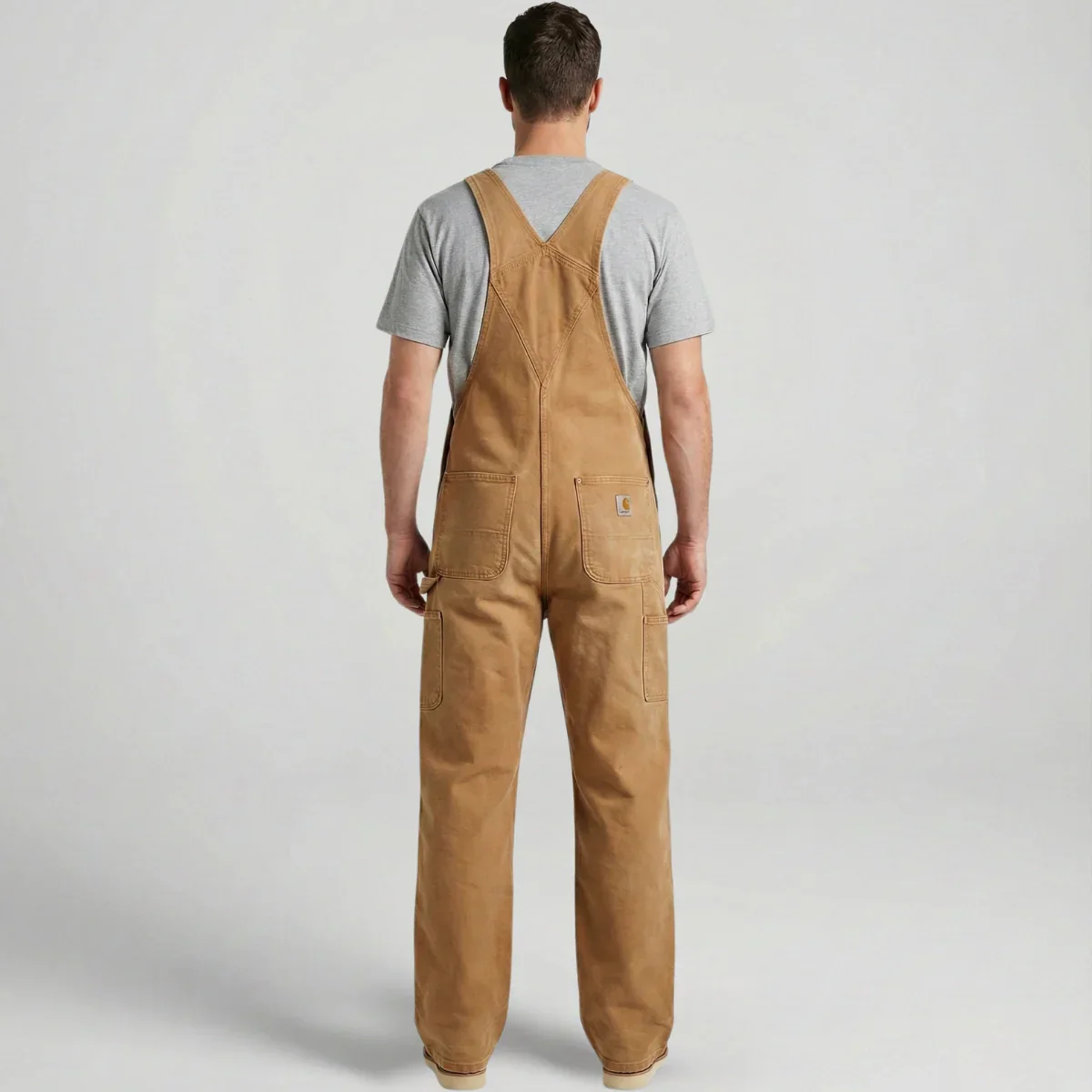Jetta Moorland Duck Canvas Bib Dungarees - Image 4
