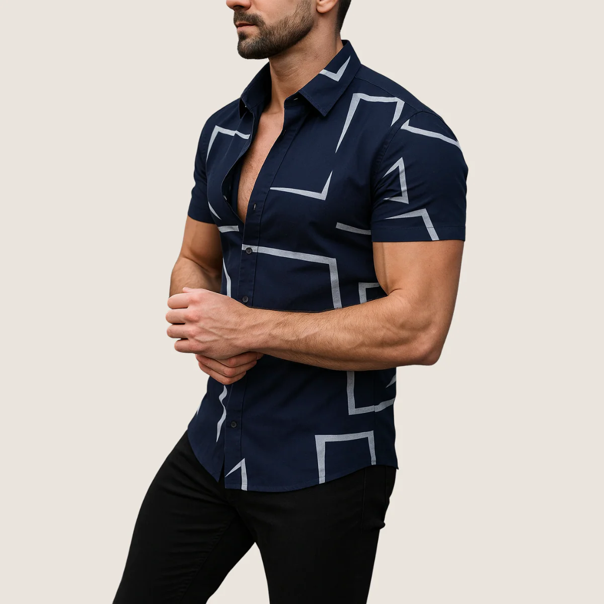 Jetta Chemise Imprimée – Style Estival Décontracté - Image 8