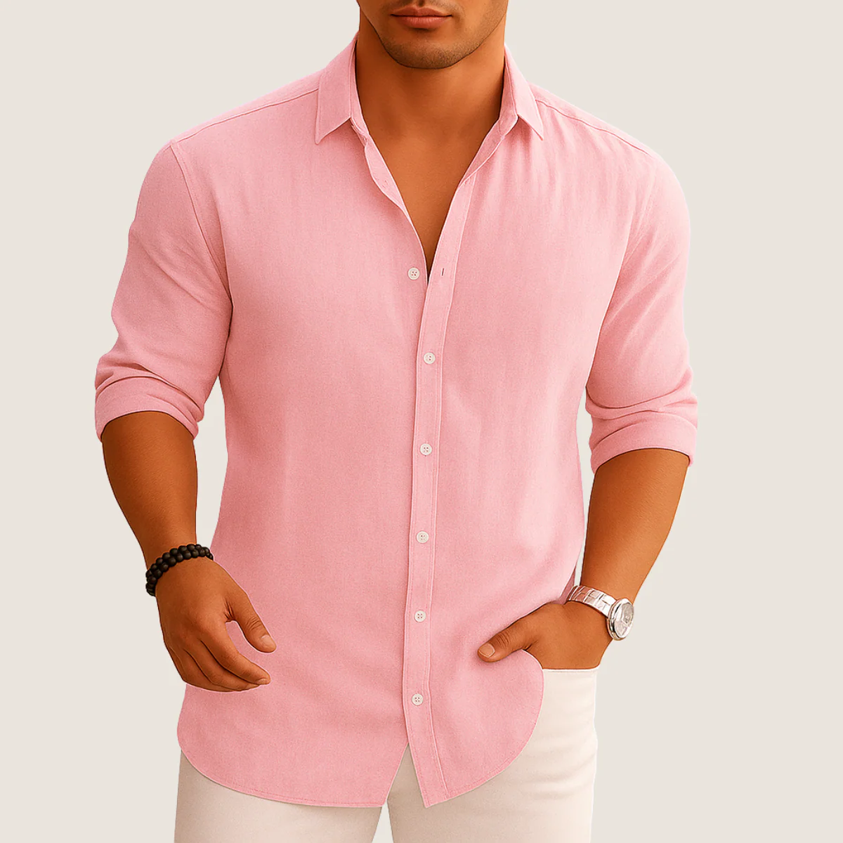 Jetta Chemise Lin & Coton – Élégance Décontractée Automne - Image 6