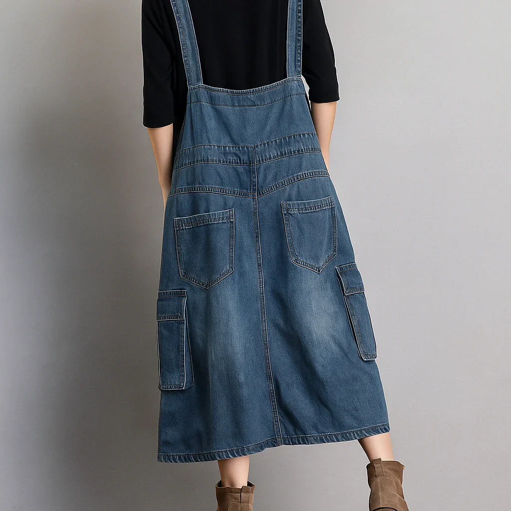 Jetta Robe chasuble en denim ample - Image 7