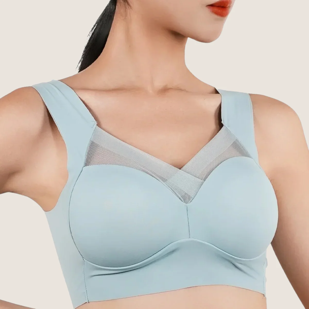 Soutien-gorge Anatomique Femme Ice Comfort – Sans Armature, Bretelles Larges et Maille Respirante - Image 3