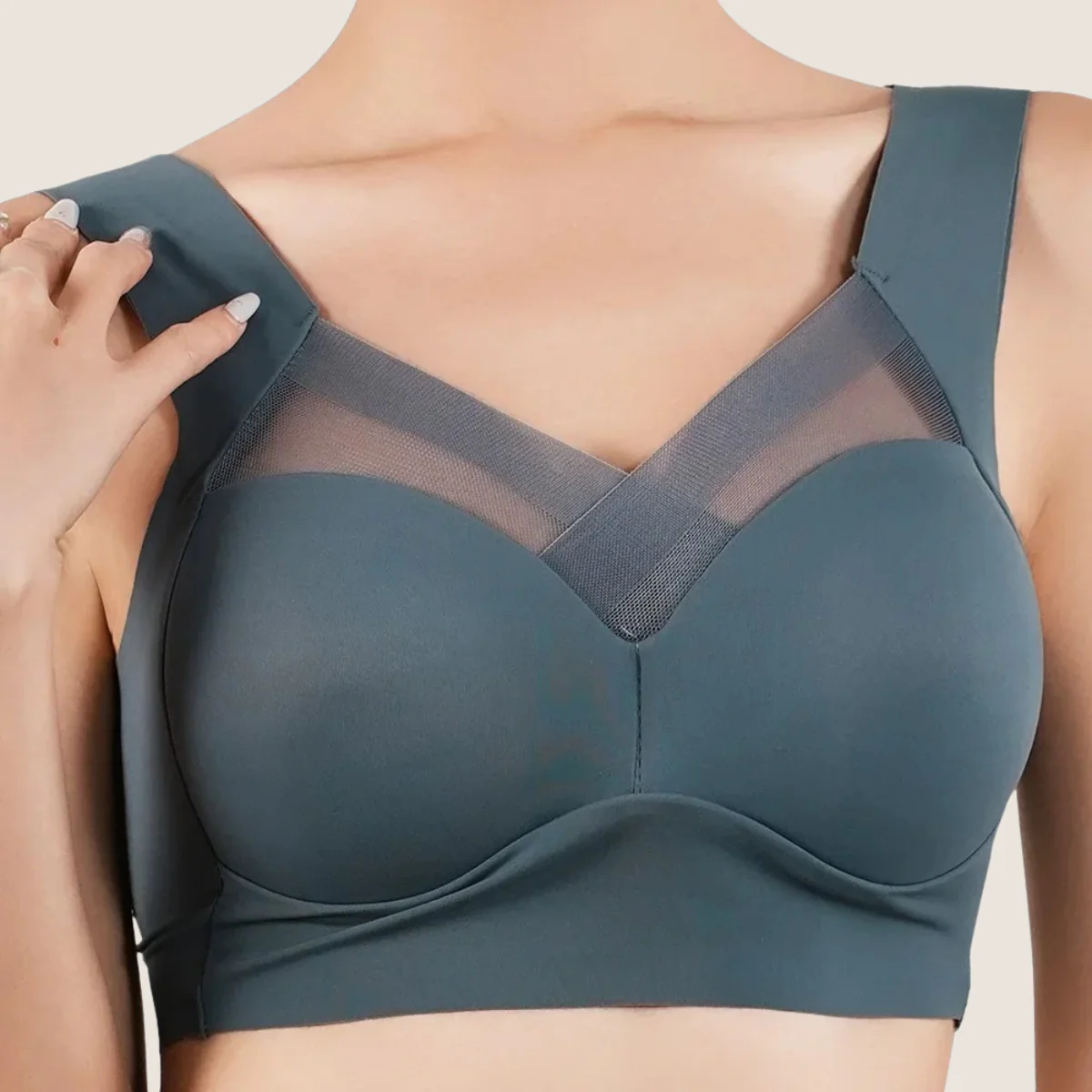 Soutien-gorge Anatomique Femme Ice Comfort – Sans Armature, Bretelles Larges et Maille Respirante - Image 4